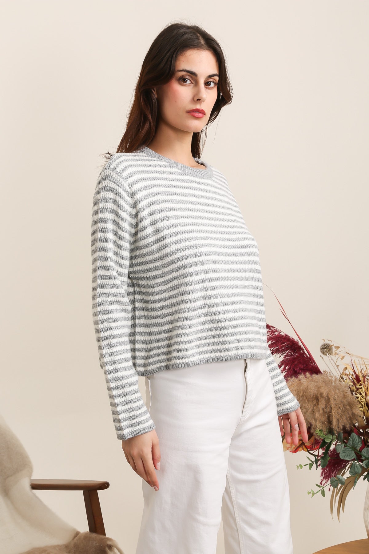 A1383 Pull à rayures