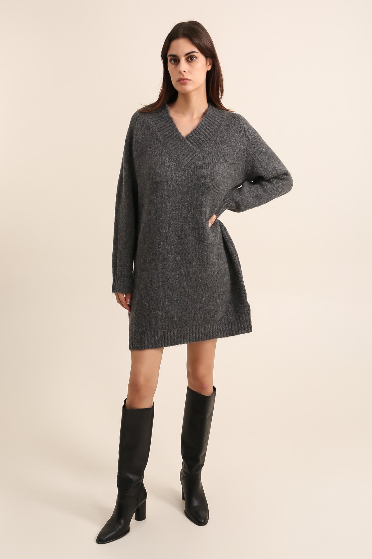 A1389 Robe en maille