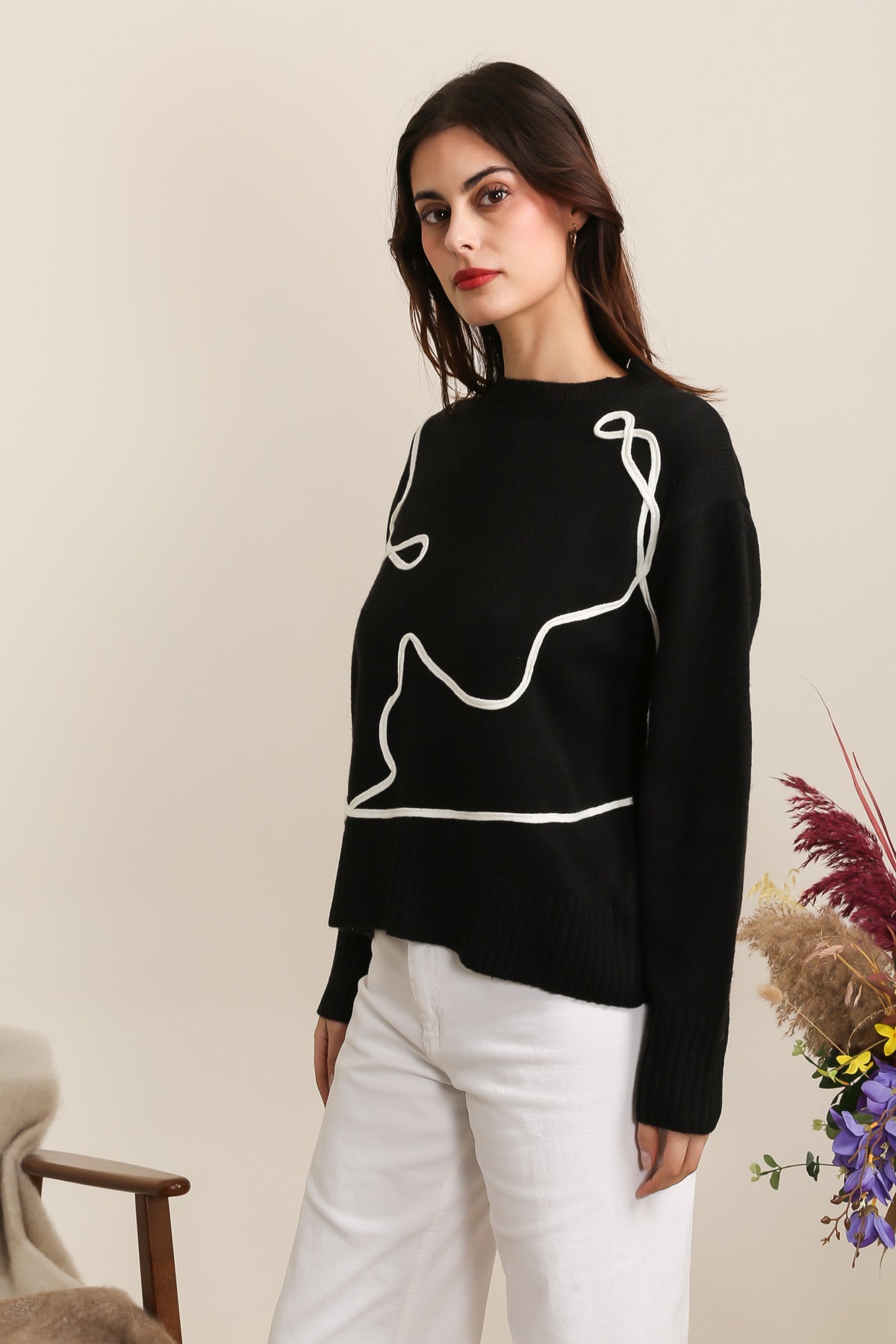 A1393 Pull en maille