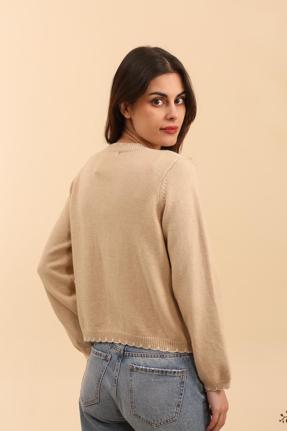 A1505 Gilet en maille