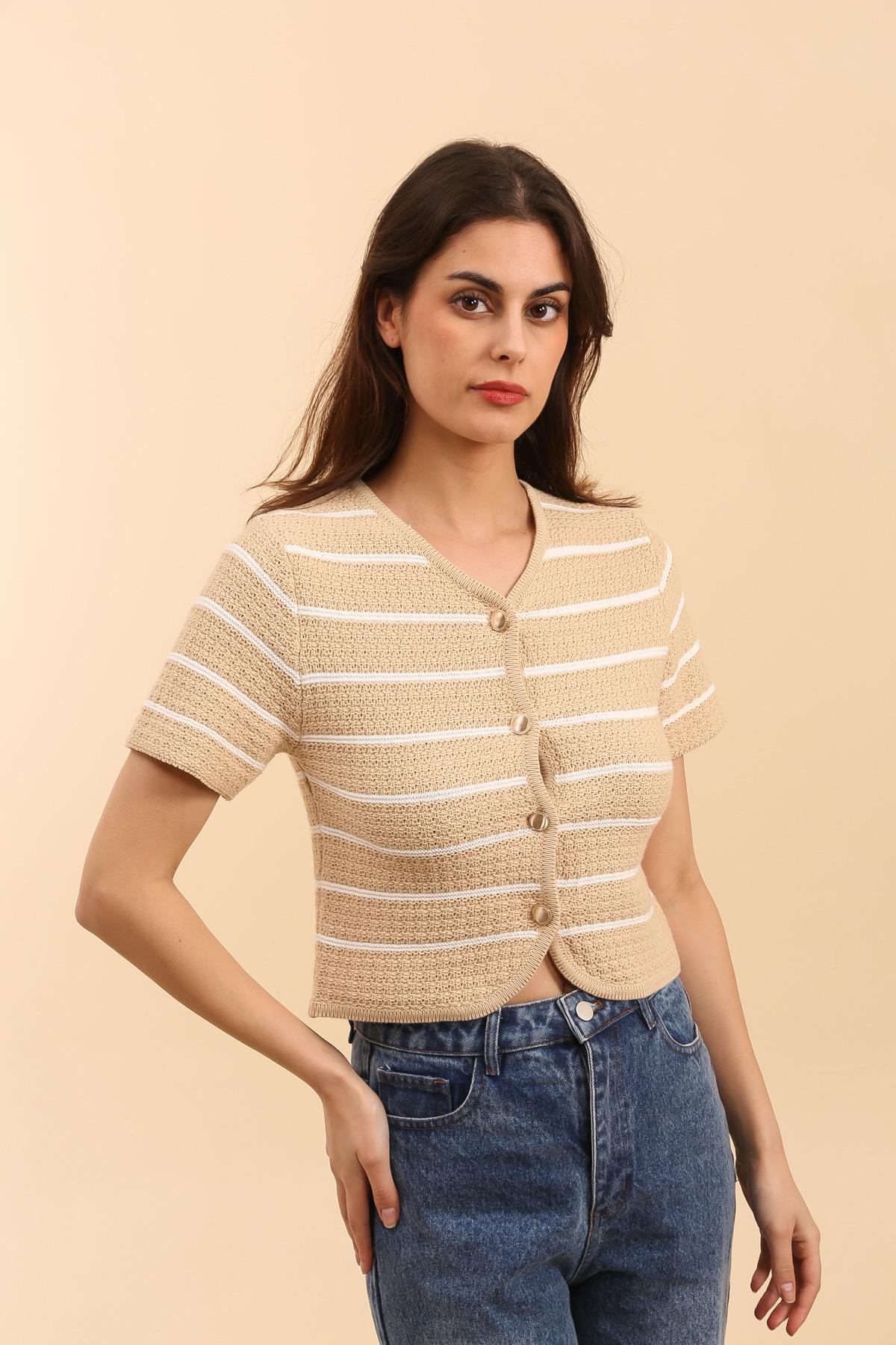 A1517 Gilet marinière