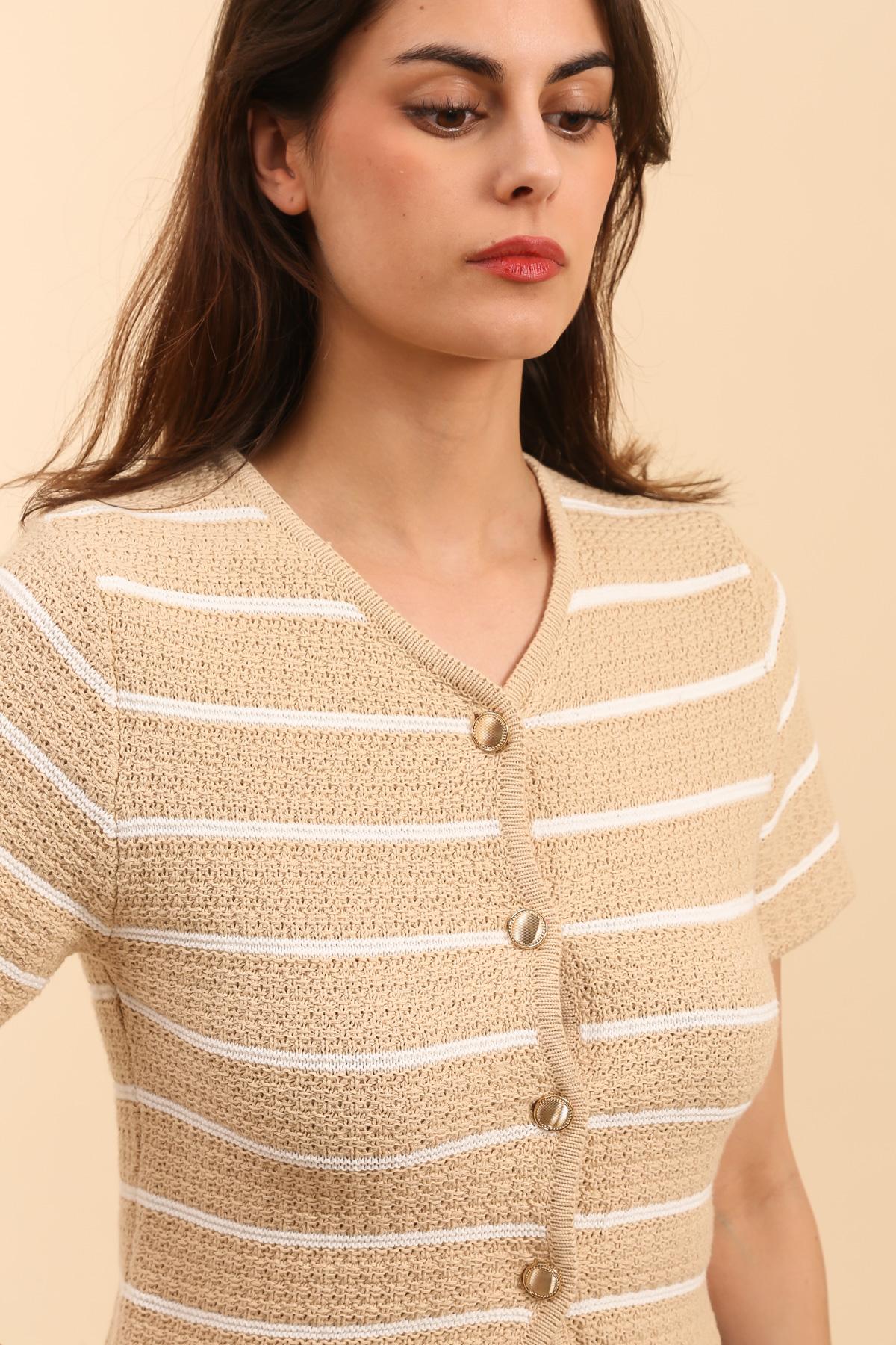 A1517 Gilet marinière