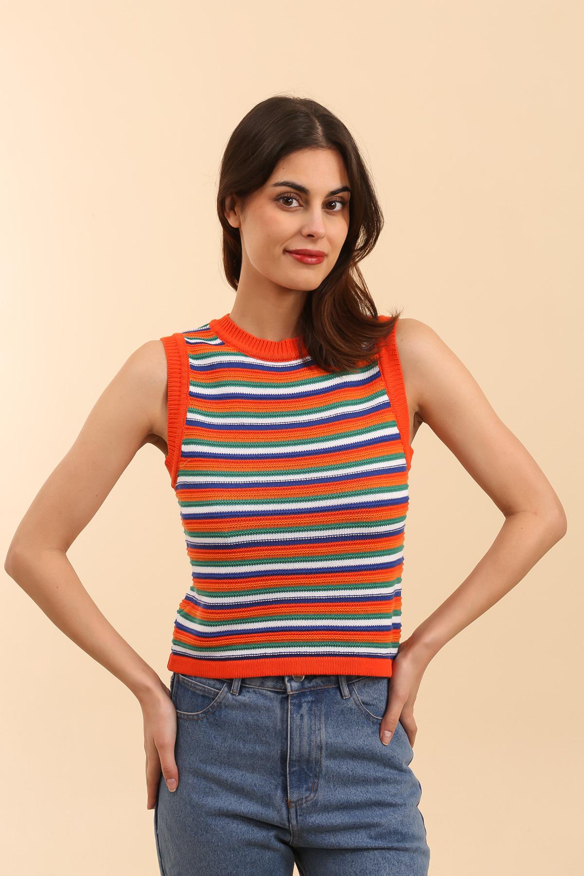 A1519 Pull à rayures