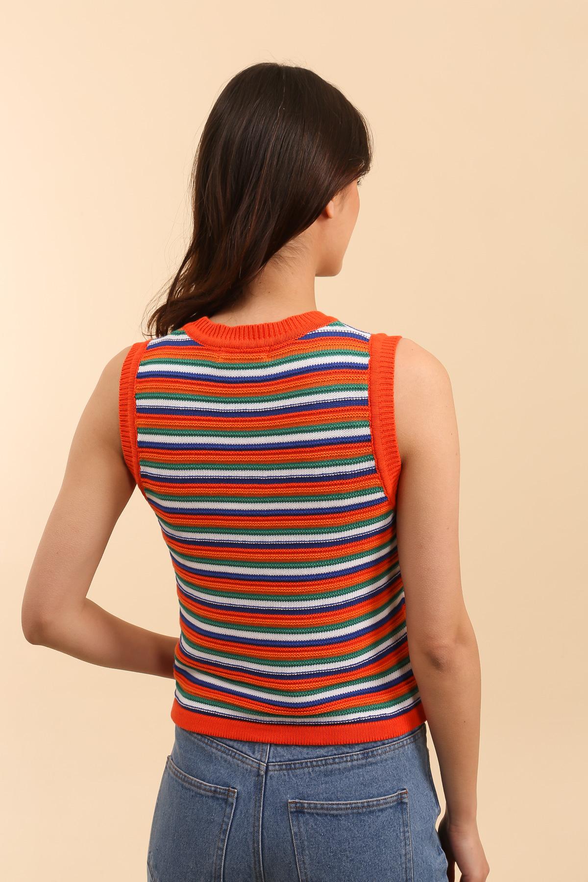 A1519 Pull à rayures