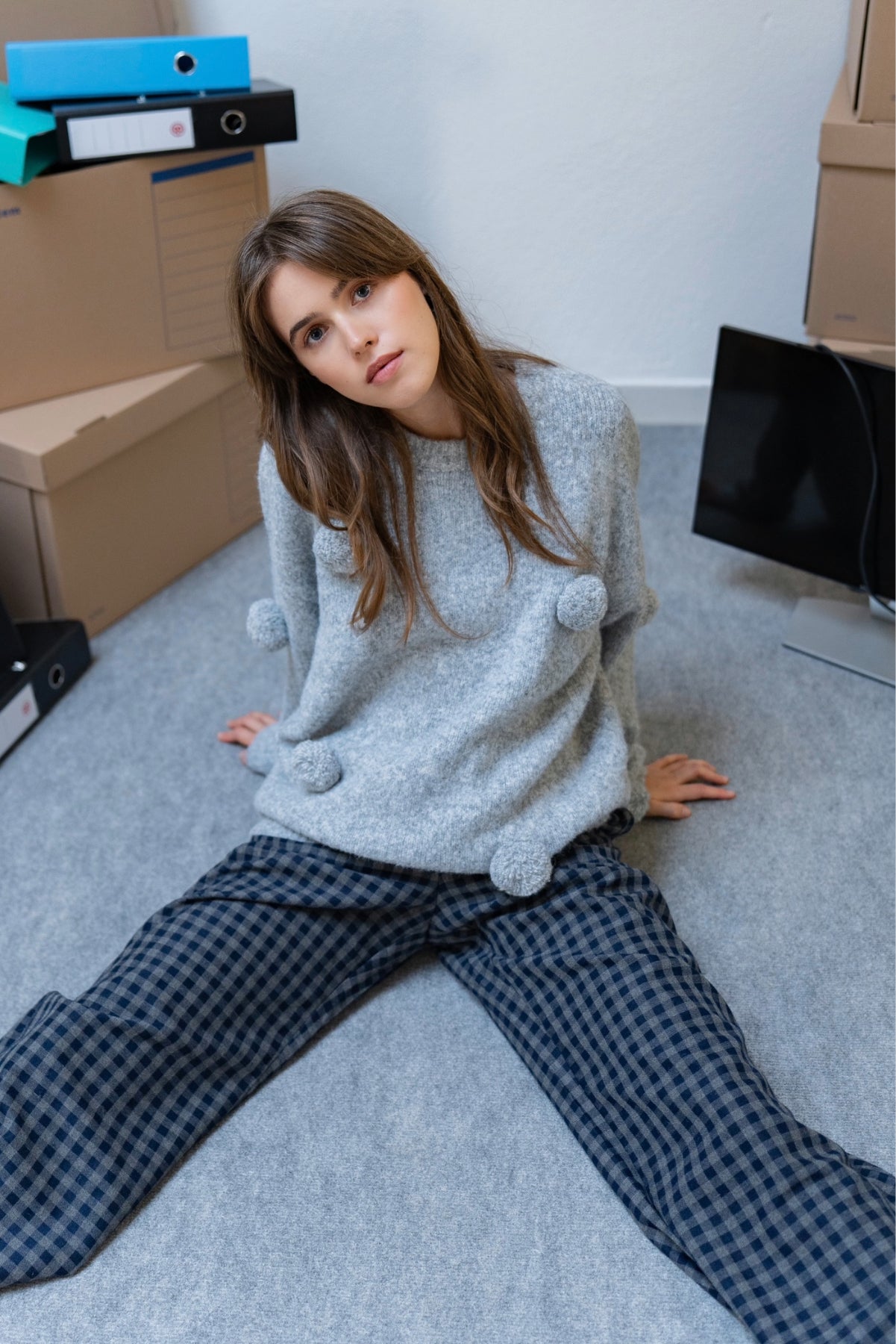 A1550 Pull à pompons