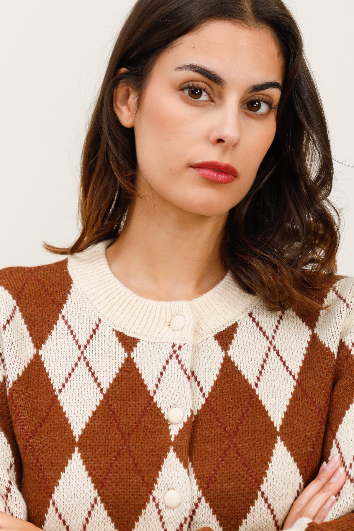 A1557 Gilet en maille