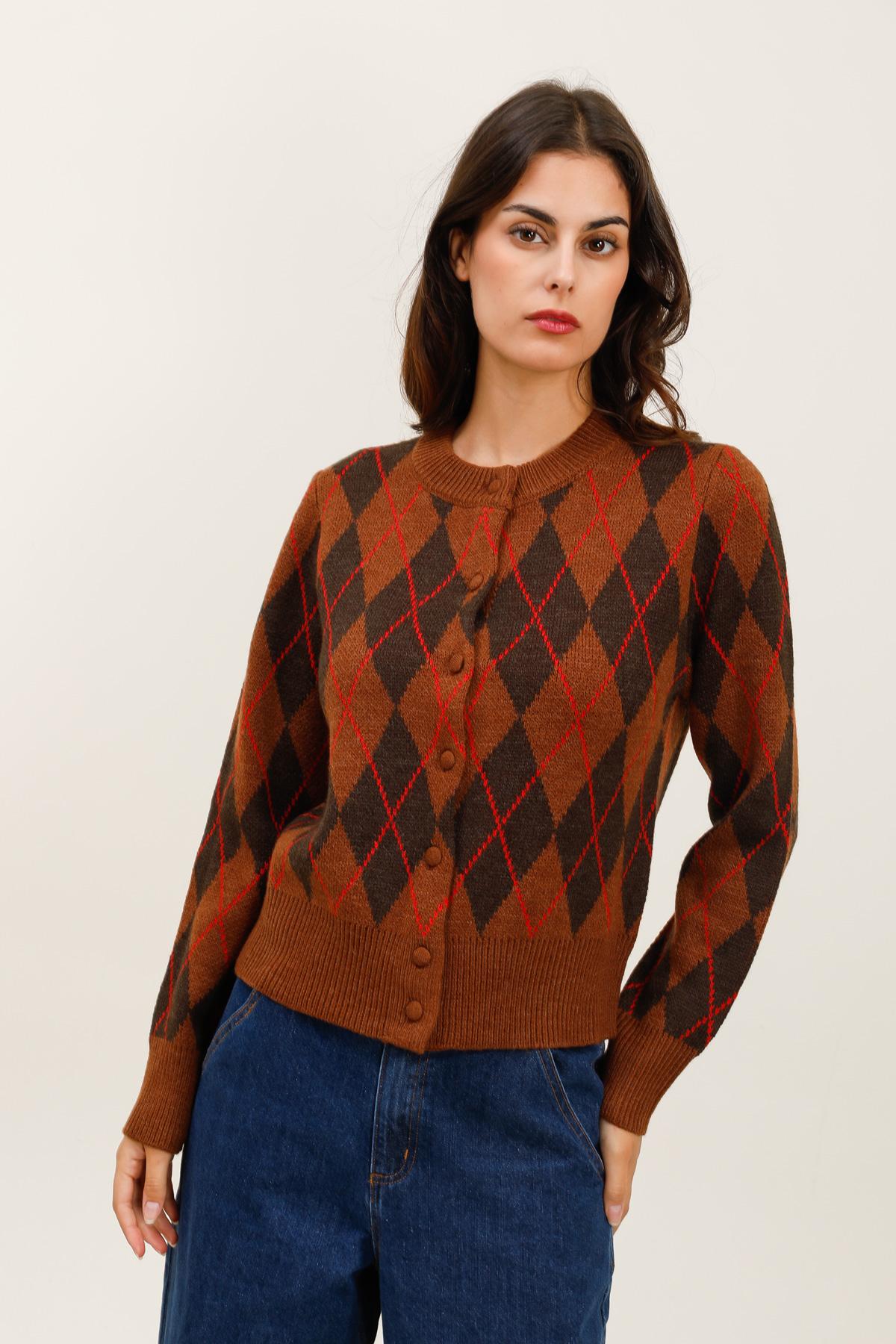 A1557 Gilet en maille