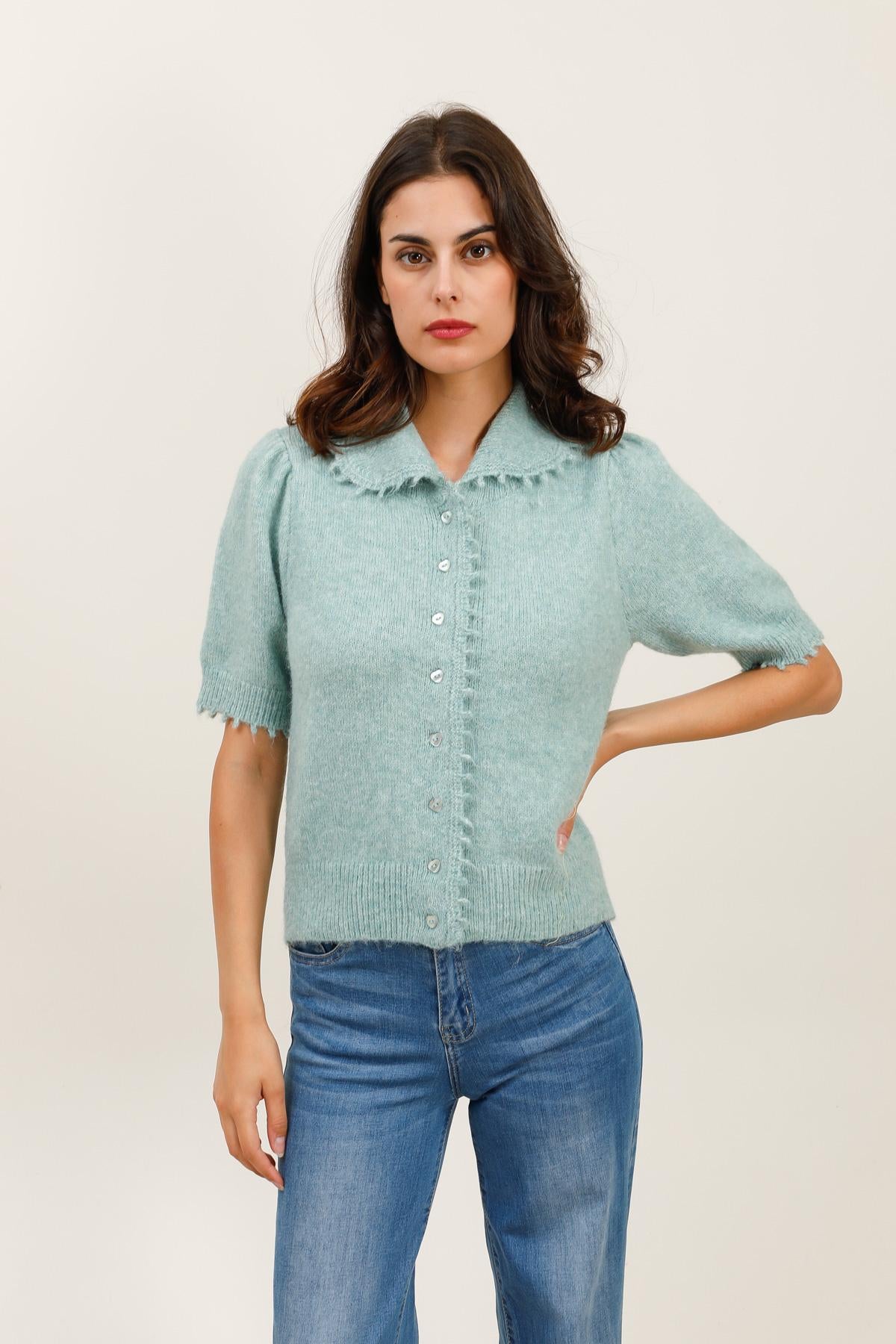 A1561 Gilet en maille