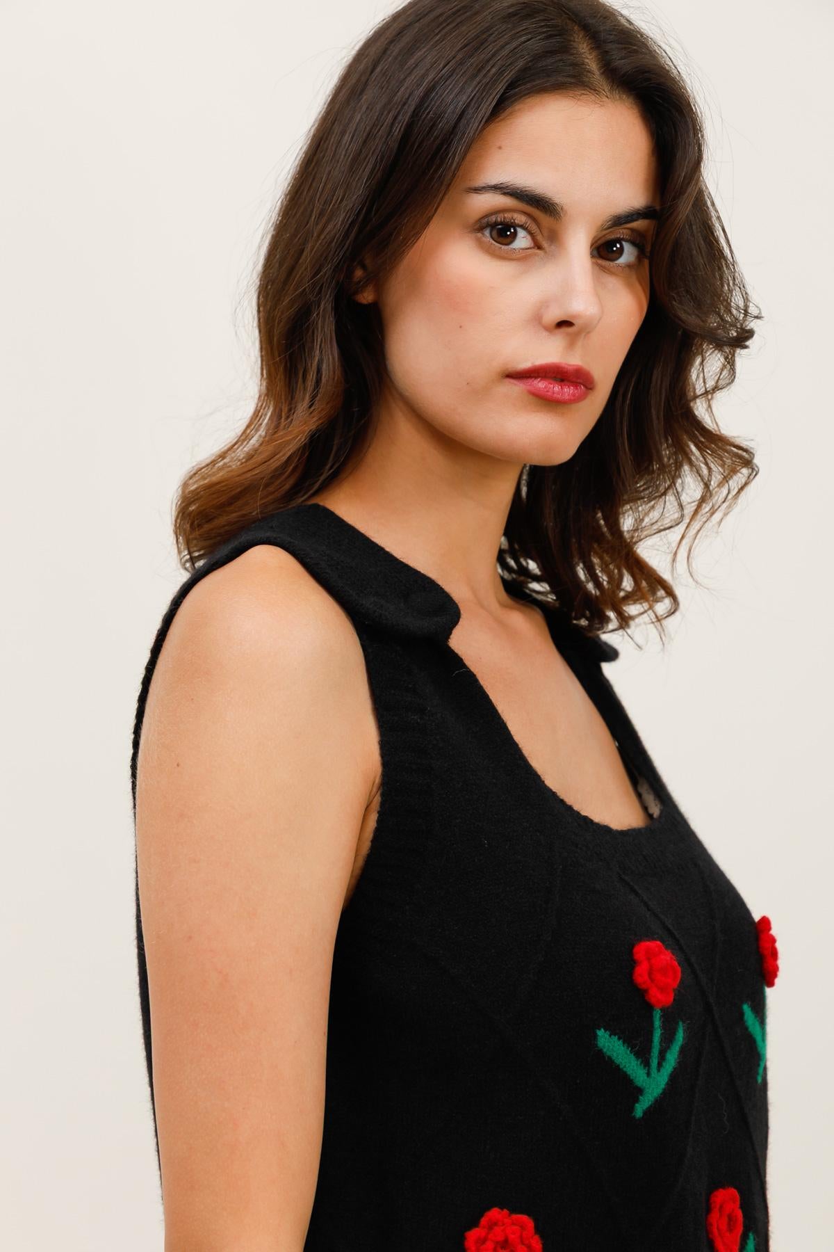 A1572 Débardeur fleuri