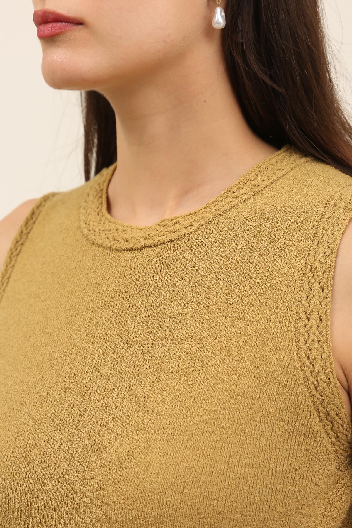 Camiseta sin mangas de malla A1580